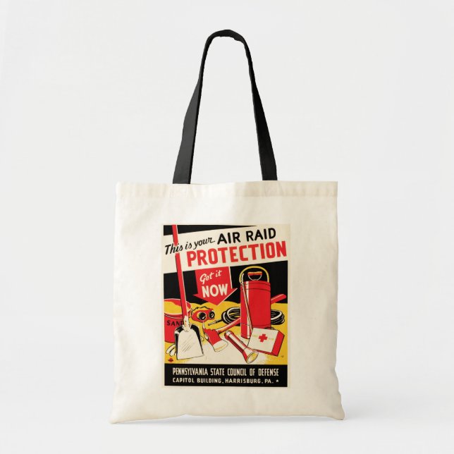 Tote Bag Protection aérienne (Devant)