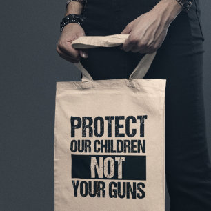 Tote Bag Protégez nos enfants et non vos armes