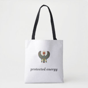 Tote Bag Protégez Votre Énergie Œil d'Horus Symbole Égyptie