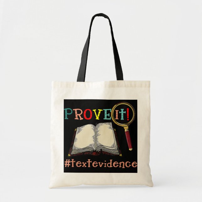 Tote Bag Prouvez-Le Te Ext Preuves Lecture Professeur (Devant)