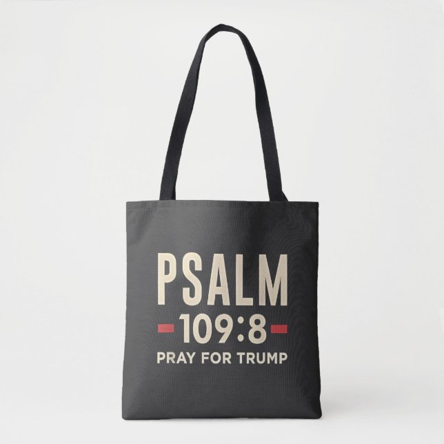Tote Bag Psaume 109:8 Priez pour l'inauguration de la relig (Devant)