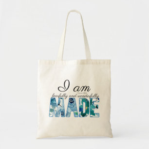 Tote Bag Psaume 139:14 Fearful & Merveilleusement Fabriqué