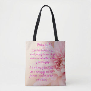 Tote Bag Psaume 91:1-2