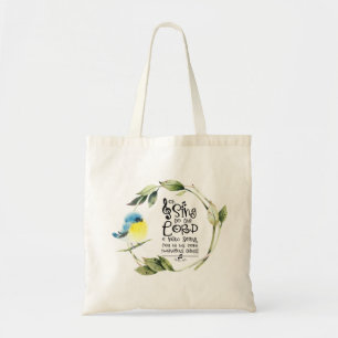 Tote Bag Psaume 98:1 Chanter au Seigneur une nouvelle chans