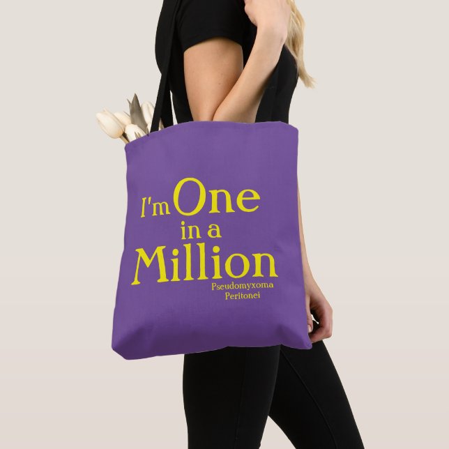 Tote Bag Pseudomyxoma Peritonei Cancer Fourre-tout (De près)