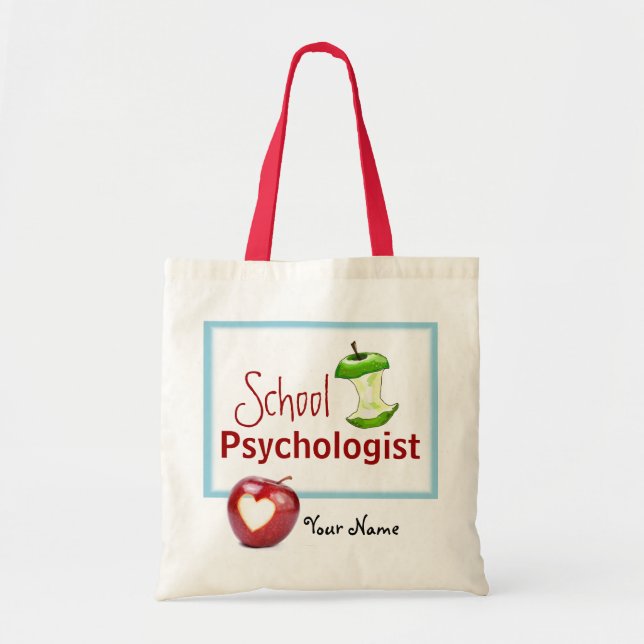 Tote Bag Psychologue customisé Fourre-tout d'école (Devant)