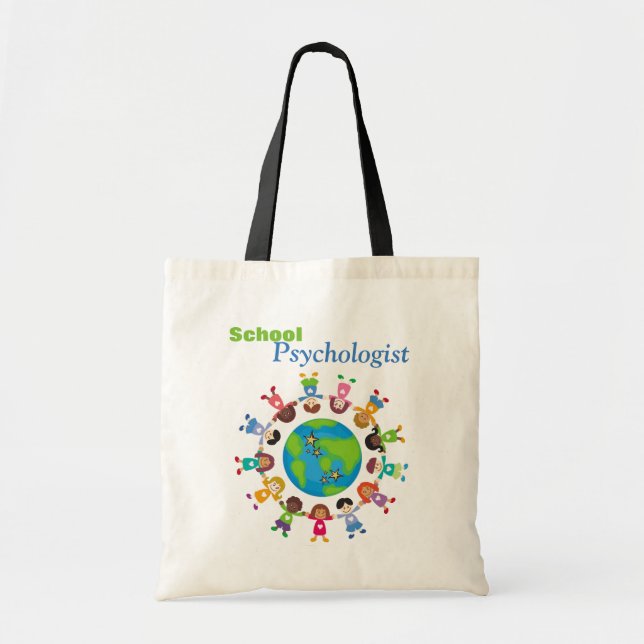 Tote Bag Psychologue d'école célébrant tous les enfants (Devant)