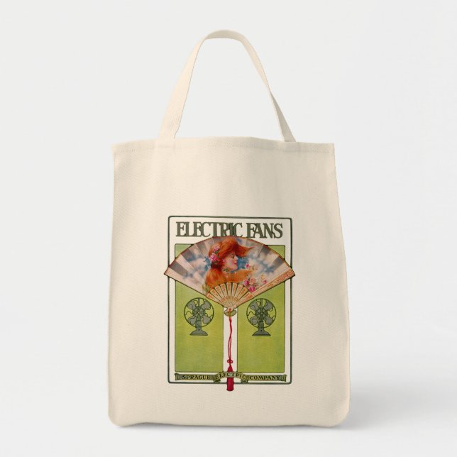 Tote Bag Publicité de ventilateur électrique (Devant)
