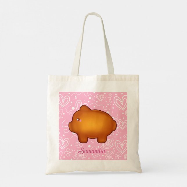 Tote Bag Puerquito De Piloncillo Pan Dulce (Dos)
