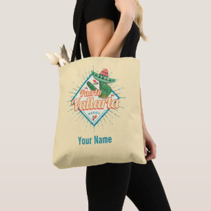 Tote Bag Puerto Vallarta Jalisco Mexique danse cactus