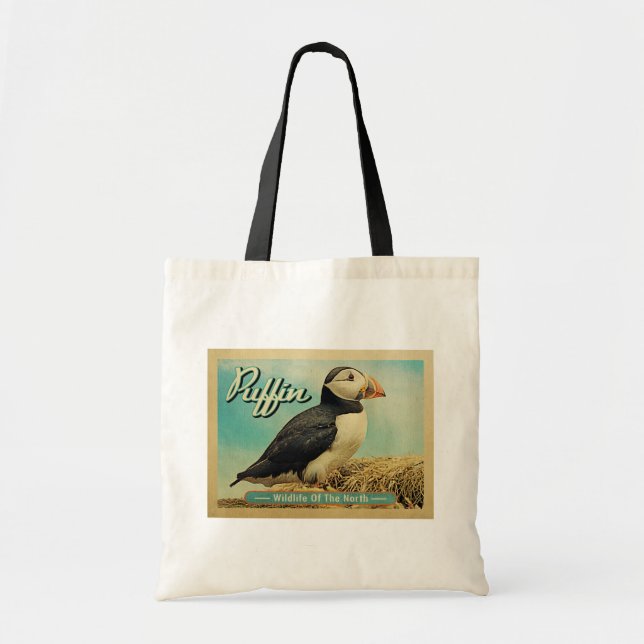 Tote Bag Puffin Bird - Faune du Nord (Devant)