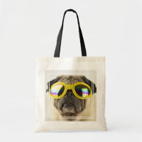 Pug with Goggles