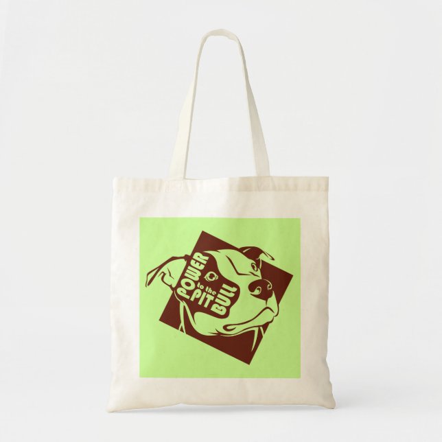 Tote Bag Puissance au pitbull (Devant)