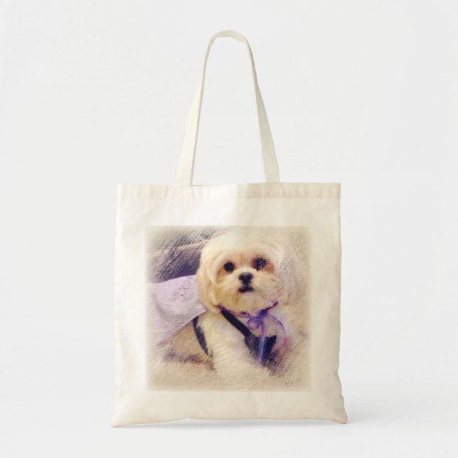 Tote Bag Puissance de chiot de Bella (Devant)