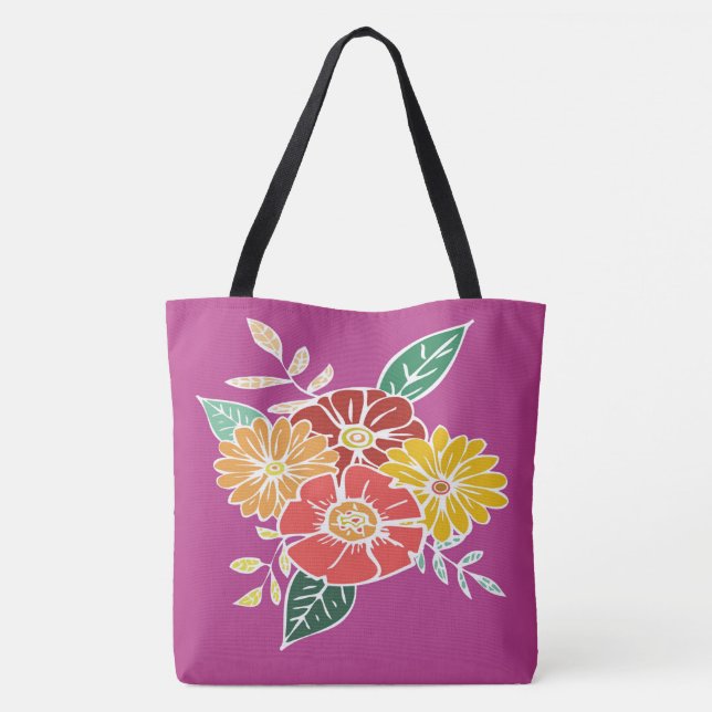 Tote Bag Puissance des fleurs #9 (Dos)