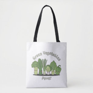 Tote Bag Puissance des légumes verts