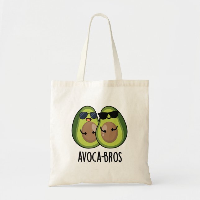 Tote Bag Pun Avoca-bros amusant Avocado (Devant)
