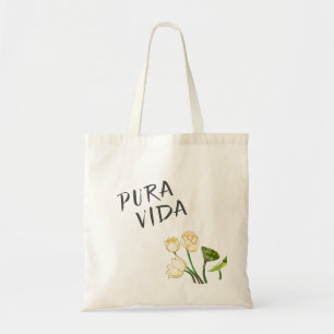 Tote Bag Pura Vida Lotus Fleurs & Lotus Seedpod