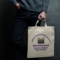Purple High School Marching Band Personnalisable