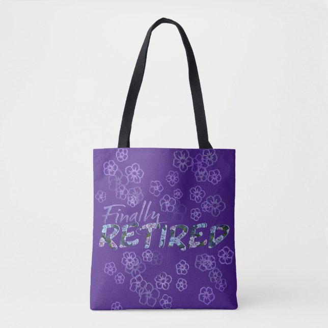 Tote Bag Purple Phlox Retirement Fourre-tout (Devant)