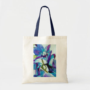 Tote Bag Purple Singapour orchidée aquarelle