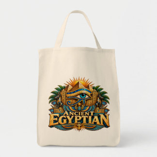 Tote Bag Pyramide Égyptienne Antique Œil d'Horus