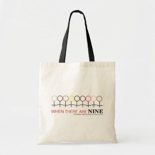 Tote Bag Quand Il Y A Neuf Devis De Justice Ginsburg RBG