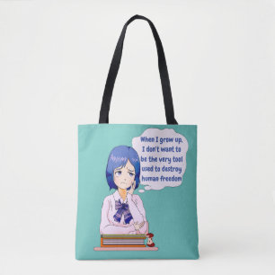 Tote Bag Quand j'ai grandi Fourre-tout