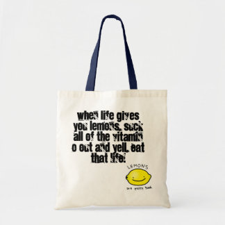 Tote Bag Quand la vie vous donne des citrons…