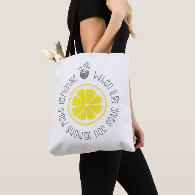 Tote Bag Quand la vie vous donne le citron d'art de (De près)