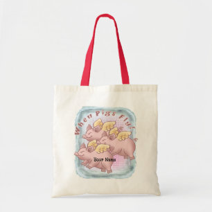 Tote Bag Quand les porcs volent