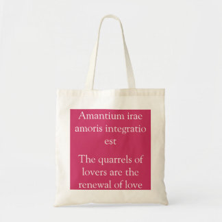 Tote Bag Quarres des amoureux - Citation de Terence