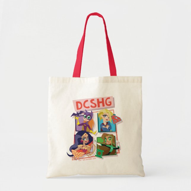 Tote Bag Quartet Filles DC Super Hero (Devant)