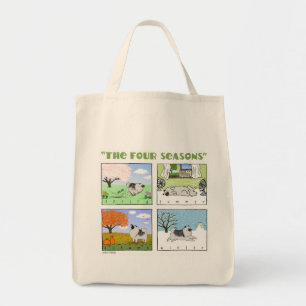Tote Bag Quatre saisons d'un Keeshond