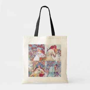 Tote Bag Quatre Saisons, Mucha