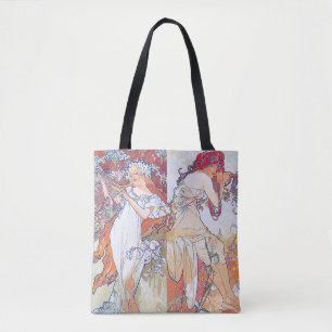Tote Bag Quatre Saisons, Mucha
