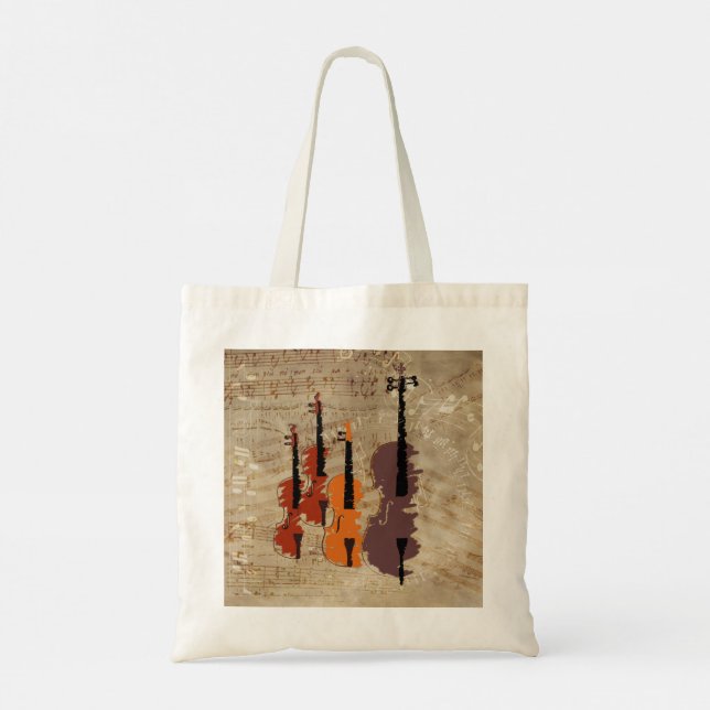 Tote Bag Quatuor à cordes (Dos)