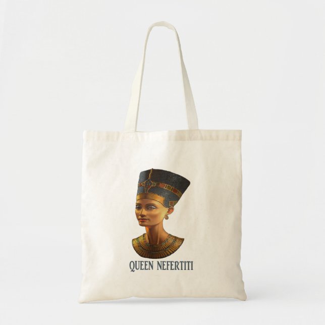 Tote Bag Queen Nefertiti design cadeau égyptien antique (Devant)