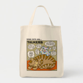 Tote Bag Quelques chats sont des causeurs Fourre-tout