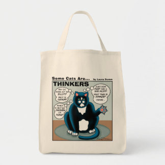 Tote Bag Quelques chats sont des penseurs Fourre-tout