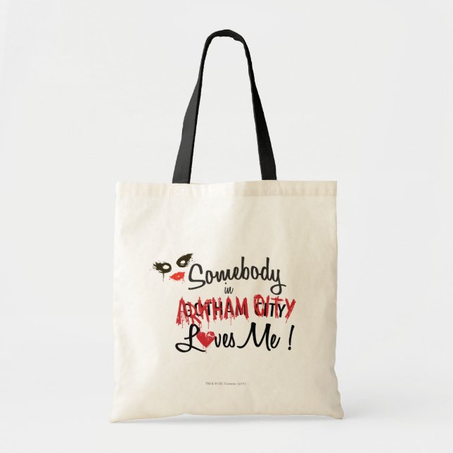 Tote Bag Quelqu'un en AC m'aime (Devant)