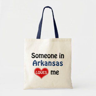 Tote Bag Quelqu'un en Arkansas m'aime