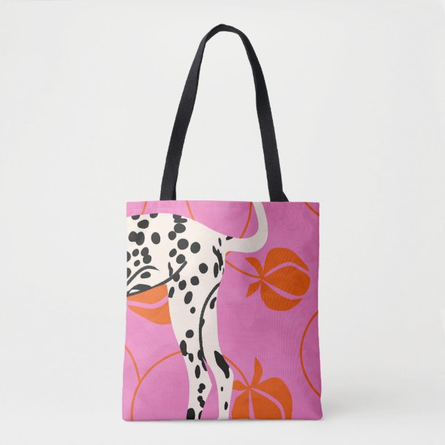 Tote Bag Queue et texture (Devant)