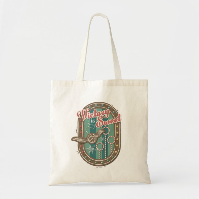 Tote Bag QUIDDITCH™ Victory est Sweet Holiday Cookie Graphi (Devant)