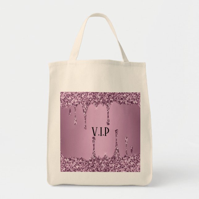 Tote Bag Quinceanera moderne tendance fête cadeau d'anniver (Devant)
