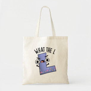 Tote Bag Quoi L Funny Letter L Pun