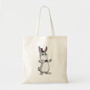 Tote Bag Rabbit avec chapeau et cravate de la ceinture