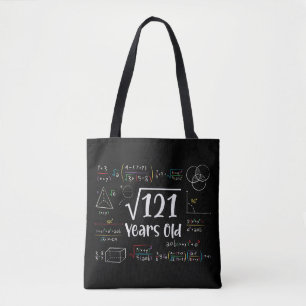 Tote Bag Racine carré de 121 11e anniversaire 11 ans Cadeau
