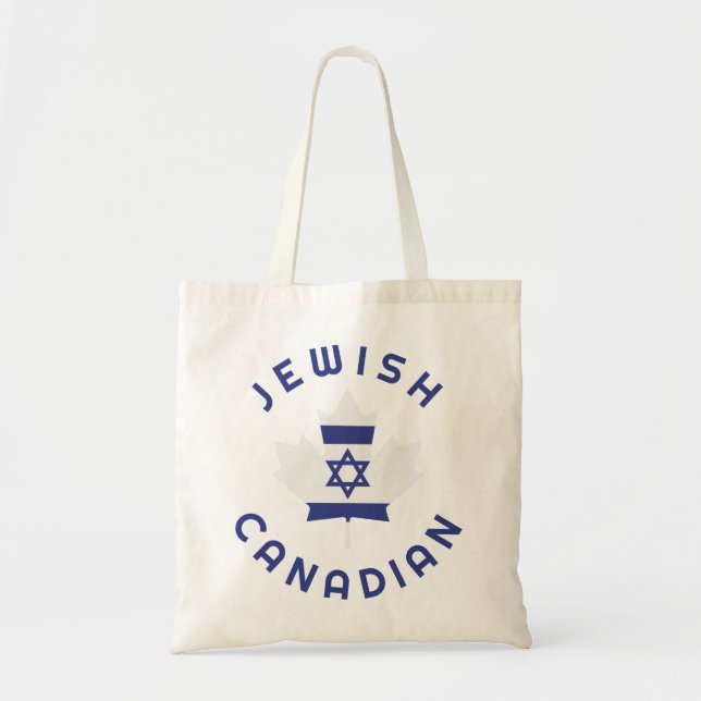 Tote Bag Racines israéliennes canadiennes (Devant)
