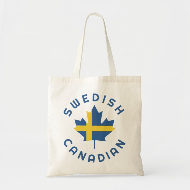Tote Bag Racines suédoises canadiennes (Devant)